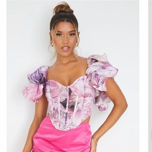 Pink renaissance corset